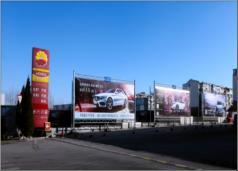大连市111个加油站内墙体广告站牌（尺寸：10*4）媒体
