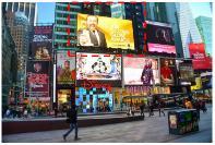 美国纽约时报广场1540 Broadway广告媒体