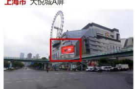 上海静安区西藏北路166号大悦城A街边设施LED屏