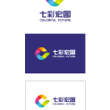 大连七彩宏图广告策划有限公司logo