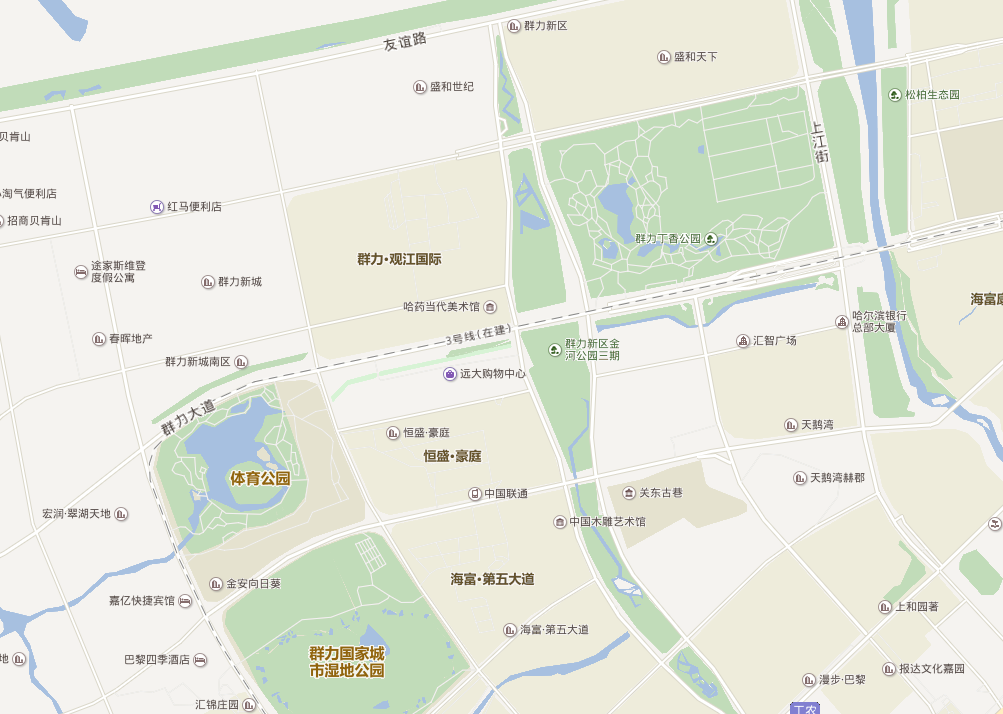 黑龙江哈尔滨道里区群力大道远大购物广场街边设施单面大牌