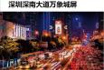 广东深圳罗湖区深南大道万象城（深南东路与宝安南路交汇处）街边设施LED屏