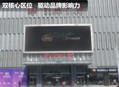 黑龙江大庆萨尔图区万达广场街边设施LED屏