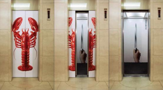 电梯广告创意，脑洞大开！！