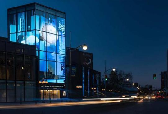 北美最大透明LED显示屏现身加拿大国家艺术中心 也要了解！