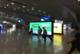 广东广州番禺区广州南站到达层高科技展位（一楼西出站口）火车高铁灯箱