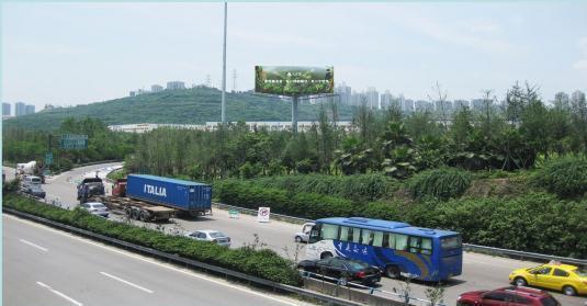 重庆重庆内环快速LK71+800M东环立交街边设施单面大牌