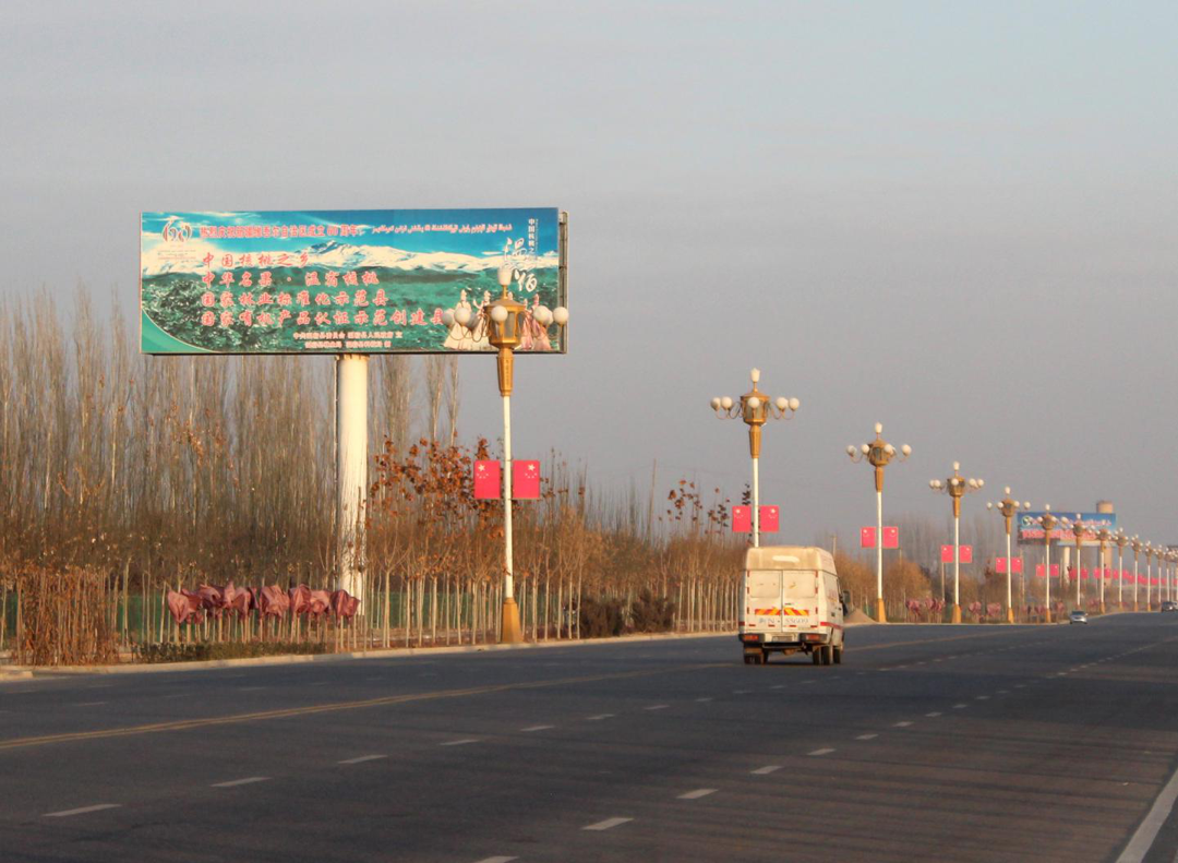 新疆阿克苏地区阿克苏阿克苏机场机场大道4号机场单面大牌