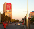  湖北省荆州市沙市信息大厦喷绘广告牌