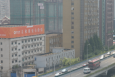 上海黄浦区内环高架与沪闵高架交汇处城市道路单面大牌