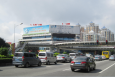 广东东莞莞太路与八达路交汇处楼顶街边设施单面大牌