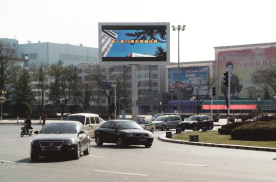 山西晋城城  区物贸广场街边设施LED屏