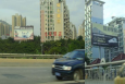 广东珠海香洲区银石雅园（九洲大道西与粤海中路交界）街边设施单面大牌