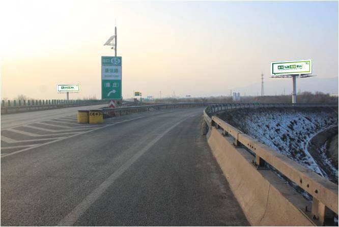 北京京藏高速（北京段）出京k65.8处高速公路单面大牌