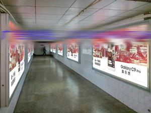 三门峡站高铁通道灯箱广告,这几点让您看清真相