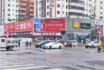 广东深圳宝安区创业二路与前进一路交汇灵芝地铁站（苏宁易购旁）街边设施单面大牌