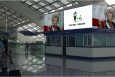 北京顺义区首都机场T3航站楼轻轨闸机口机场LED屏