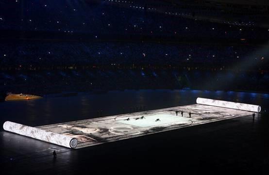 led显示巨幕 12年前那场瞩目的北京奥运会？