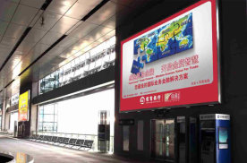 广东广州海珠区广交会展馆C区墙面一二层CQD01~05会展中心灯箱