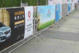 广东广州海珠区广交会展中心A区采购商报到处护栏AHL01~20会展中心喷绘/写真布