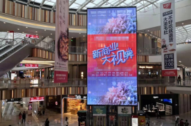 江苏无锡锡山区团结中路无锡荟聚中心室内电梯墙面商超卖场LED屏