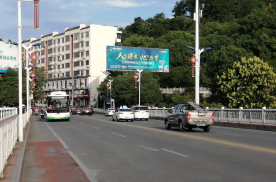 湖南郴州苏仙区苏仙桥桥头城市道路喷绘/写真布