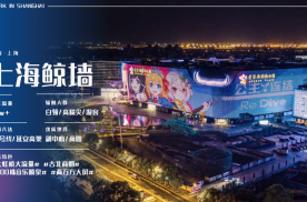 上海上海鲸墙爱琴海购物公园商超卖场霓虹/灯光秀