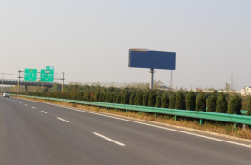 湖北鄂州武鄂高速蒲团段K40+500高速公路单面大牌