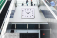 北京丰台区北京南站一层北出口扶梯中间位置火车高铁喷绘/写真布