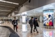 北京首都国际机场T2航站楼国内到达包柱机场灯箱