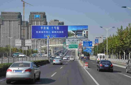 上海全上海济阳路引桥口桥梁码头户外大牌
