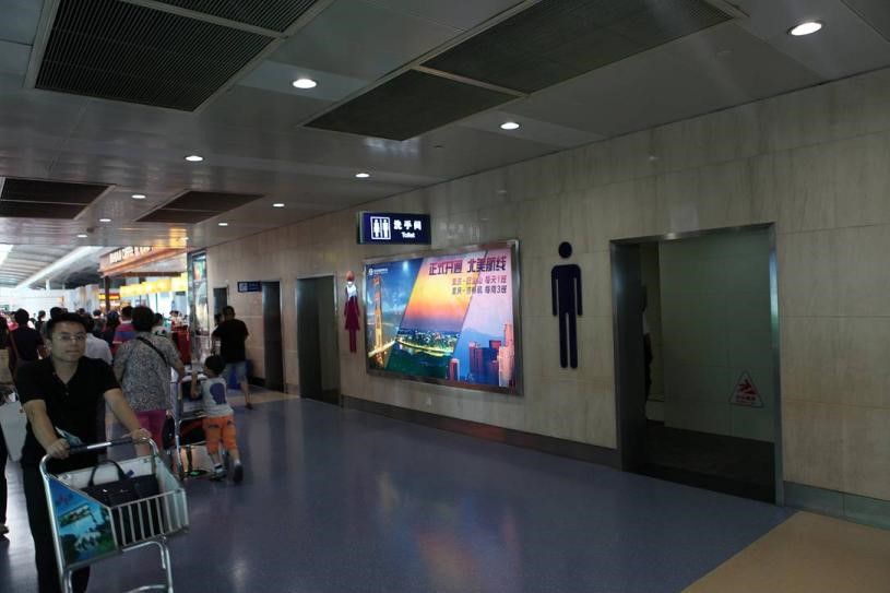 重庆江北区全江北区重庆江北机场T2B国内CJB-13N-166、167、168机场灯箱广告