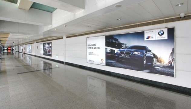 浙江杭州萧山萧山国际机场国内T1到达夹层HZ-AP-DA17机场灯箱广告