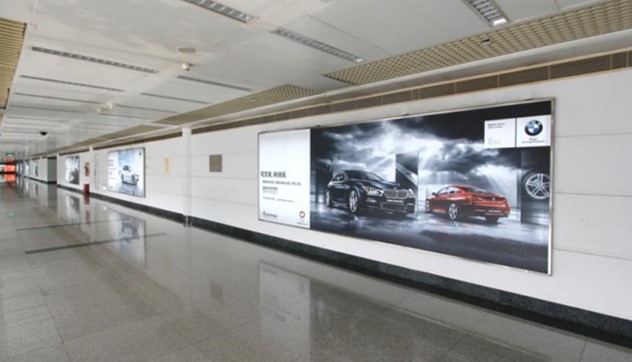 浙江杭州萧山萧山国际机场国内T1到达夹层HZ-AP-DA16机场灯箱广告