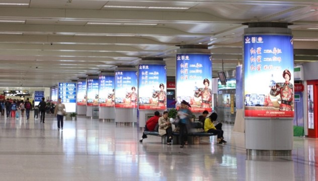 浙江杭州萧山萧山国际机场国内T1行李提取层HZ-AP-DB56-70机场灯箱广告