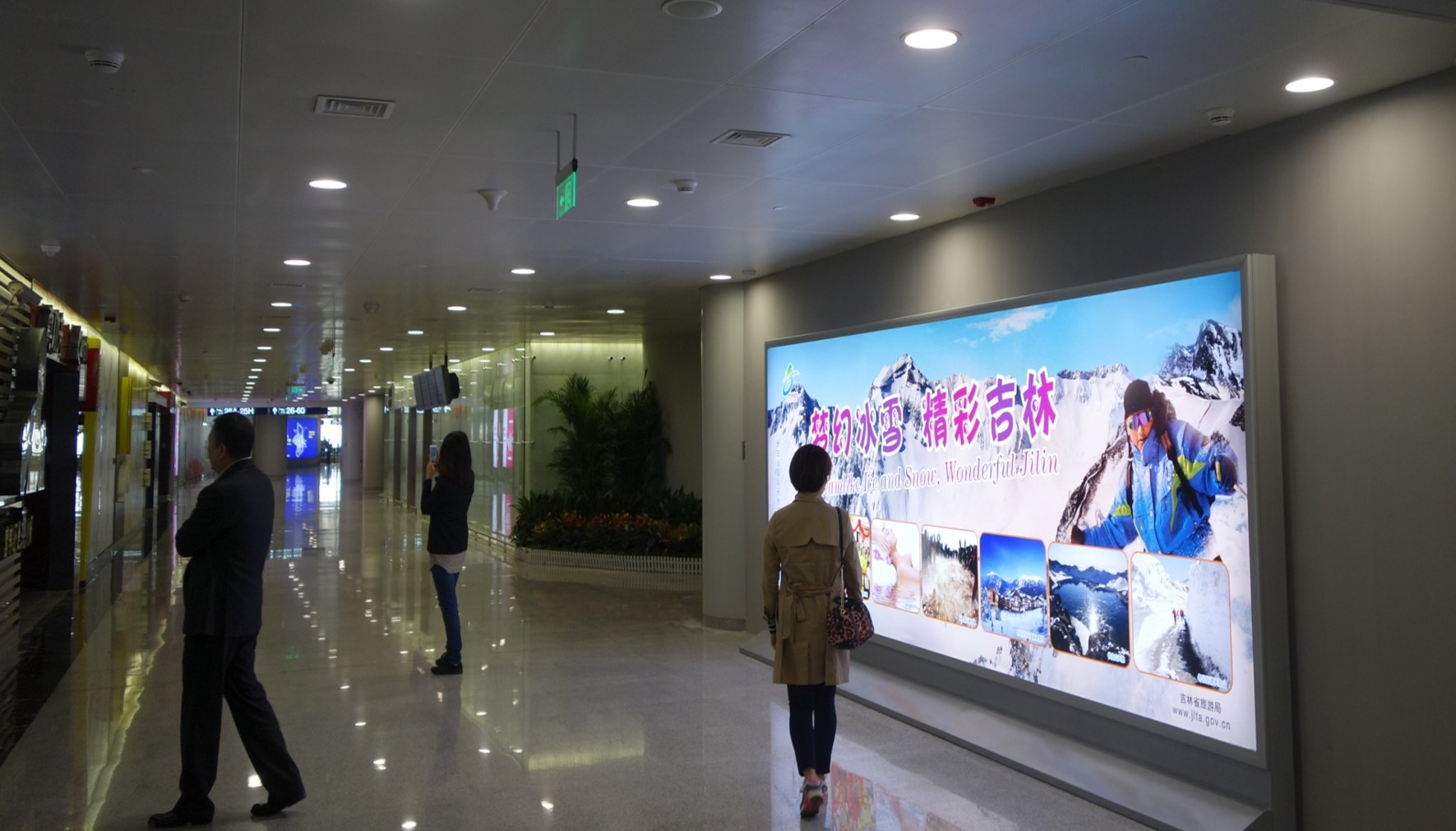 北京朝阳区全朝阳区首都机场国内出发西侧通廊BSD-22N-D007机场灯箱广告