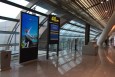 广西南宁全南宁南宁吴圩国际机场一二三层出发层候机区刷屏机机场智能终端