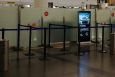 福建厦门湖里区高崎国际机场T3国内出发安检口刷屏机机场智能终端