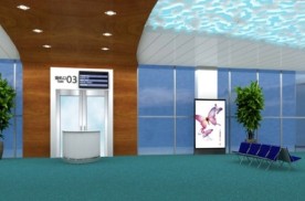 海南海口美兰区美兰国际机场二层出发厅登机口旁B01-11机场智能终端