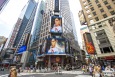 海外美国纽约时代广场汤姆森路透社地标建筑媒体LED屏