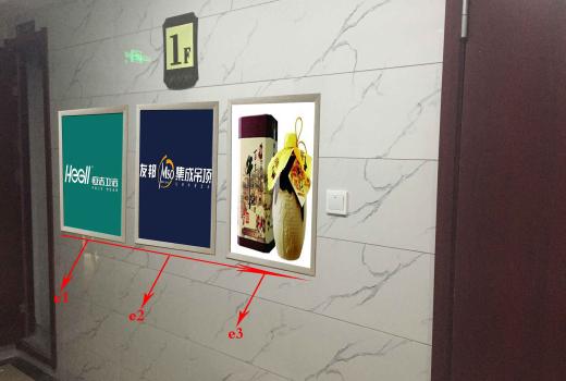 电梯间广告牌是什么材质?电梯广告投放区域有哪些？