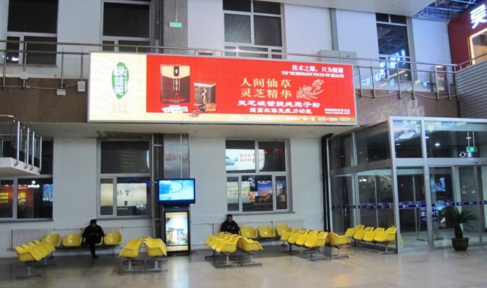 吉林延边延吉朝阳川机场航站楼一层迎宾大厅D001机场灯箱广告