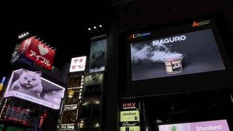 日本街头惊现巨型3D猫，户外广告创意还能这么玩？