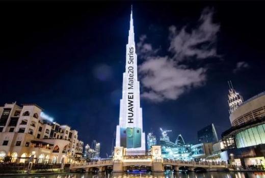 华为花500亿在迪拜塔打广告 户外广告市场仍是LED屏企掘金重地?