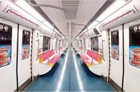 北京地铁10线路地铁轻轨门贴